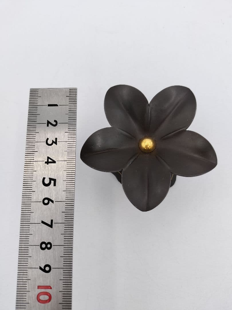 b258 【新品・未使用】蓋置 嵌金 突羽根 和田美之助 木箱 茶道具