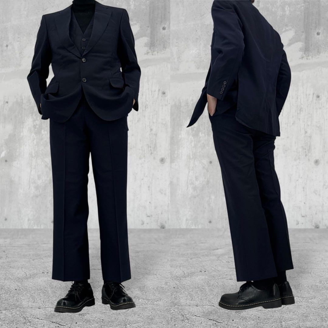 美品】Burberry バーバリー　スーツ　3P セットアップ　ジャケット　90