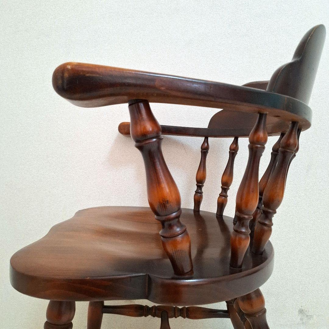 飛騨産業 アームチェア ダイニングチェア キツツキマーク