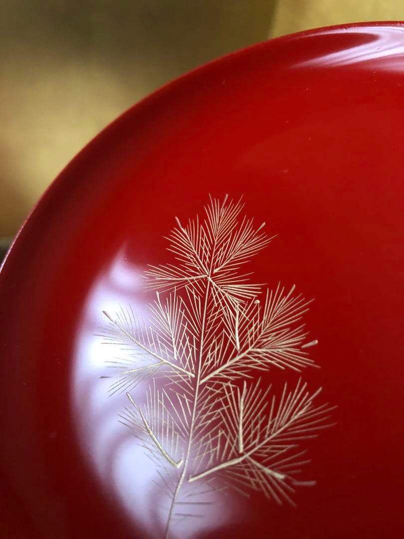 沈金　盃　五カ月　喜平作