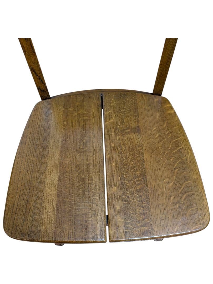 ①浜本工芸 ダイニングチェア ２脚セット DC-20 ヴィンテージ 木製