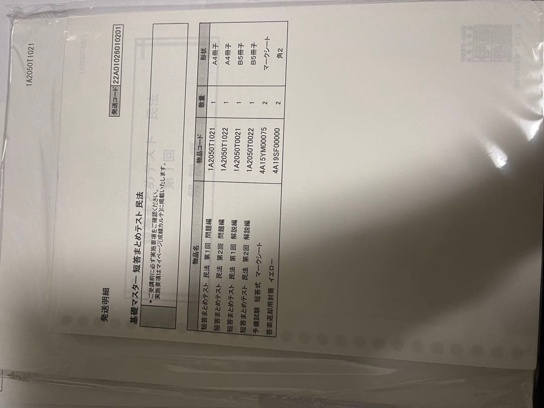 伊藤塾教材　2022年　新品未使用　民法