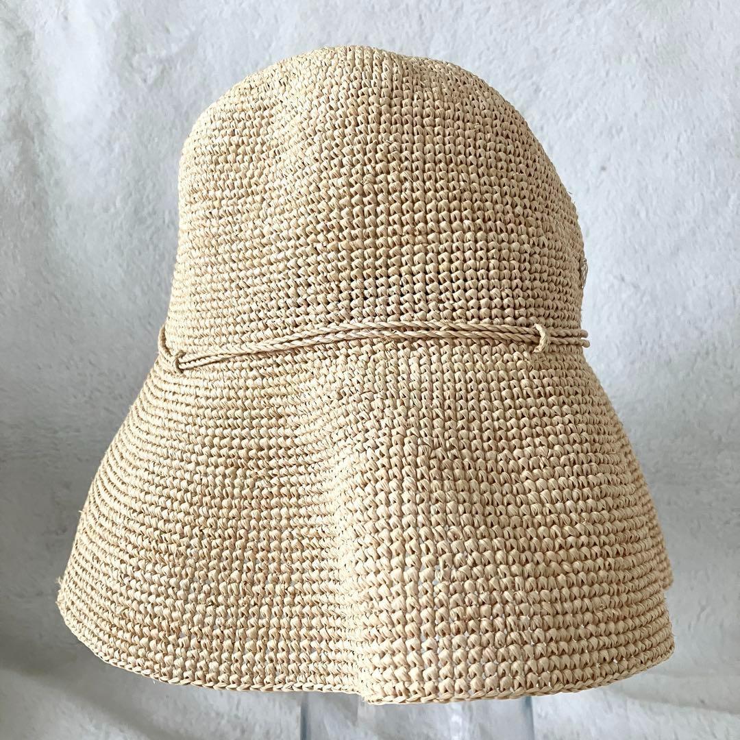 ヘレンカミンスキー ラフィア ローラブルハット ナチュラルベージュ