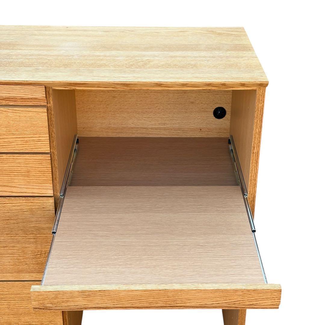 【週末セール】【美品】モモナチュラル HORM ホルム オーク材 キッチンボード