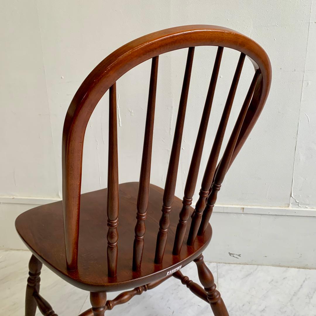 【柏木工】ウィンザーチェア／ダイニングチェア／飛騨家具 ④