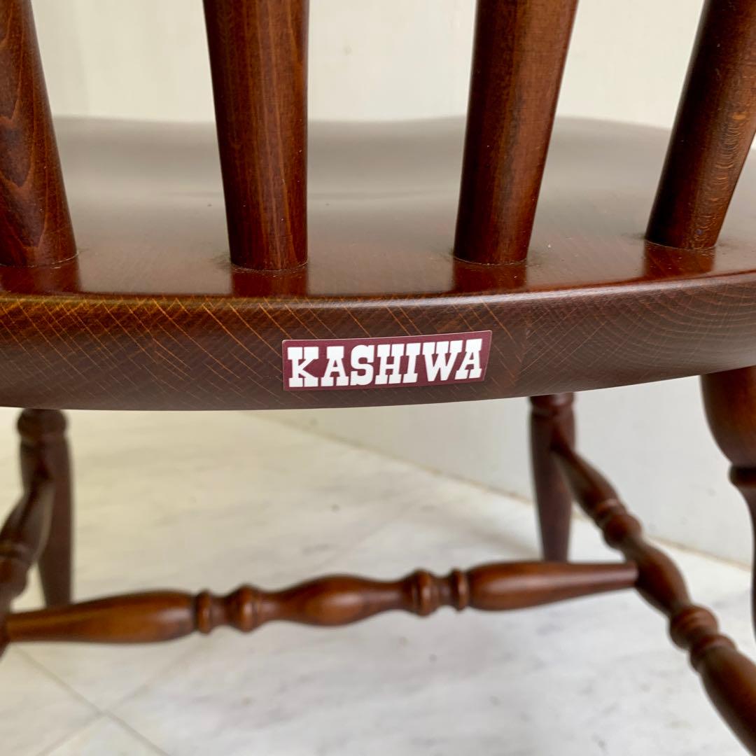 【柏木工】ウィンザーチェア／ダイニングチェア／飛騨家具 ④