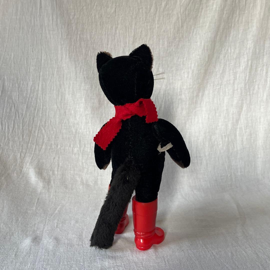 アンティーク　ドイツ　グリズリー社　黒ねこ