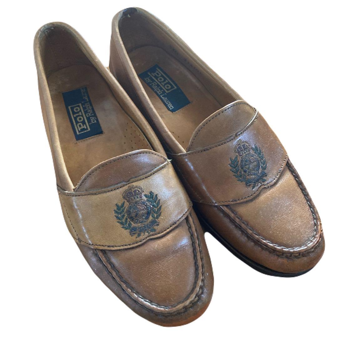 靴 Polo Ralph Lauren crest Loafer