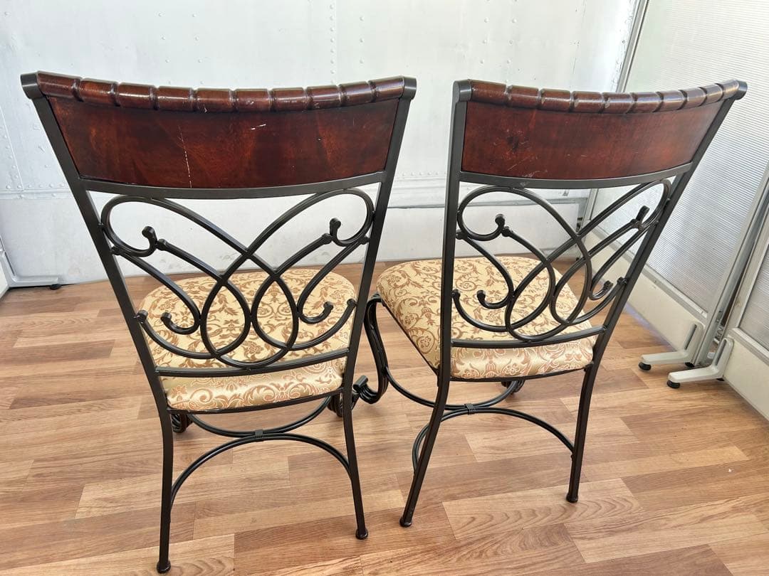 682 machi☆様　ダイニング　チェア　2脚 北欧 カントリー 美品　a