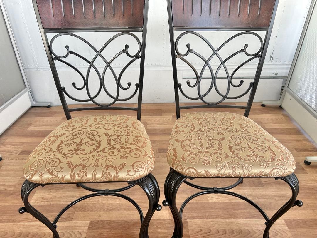 682 machi☆様　ダイニング　チェア　2脚 北欧 カントリー 美品　a