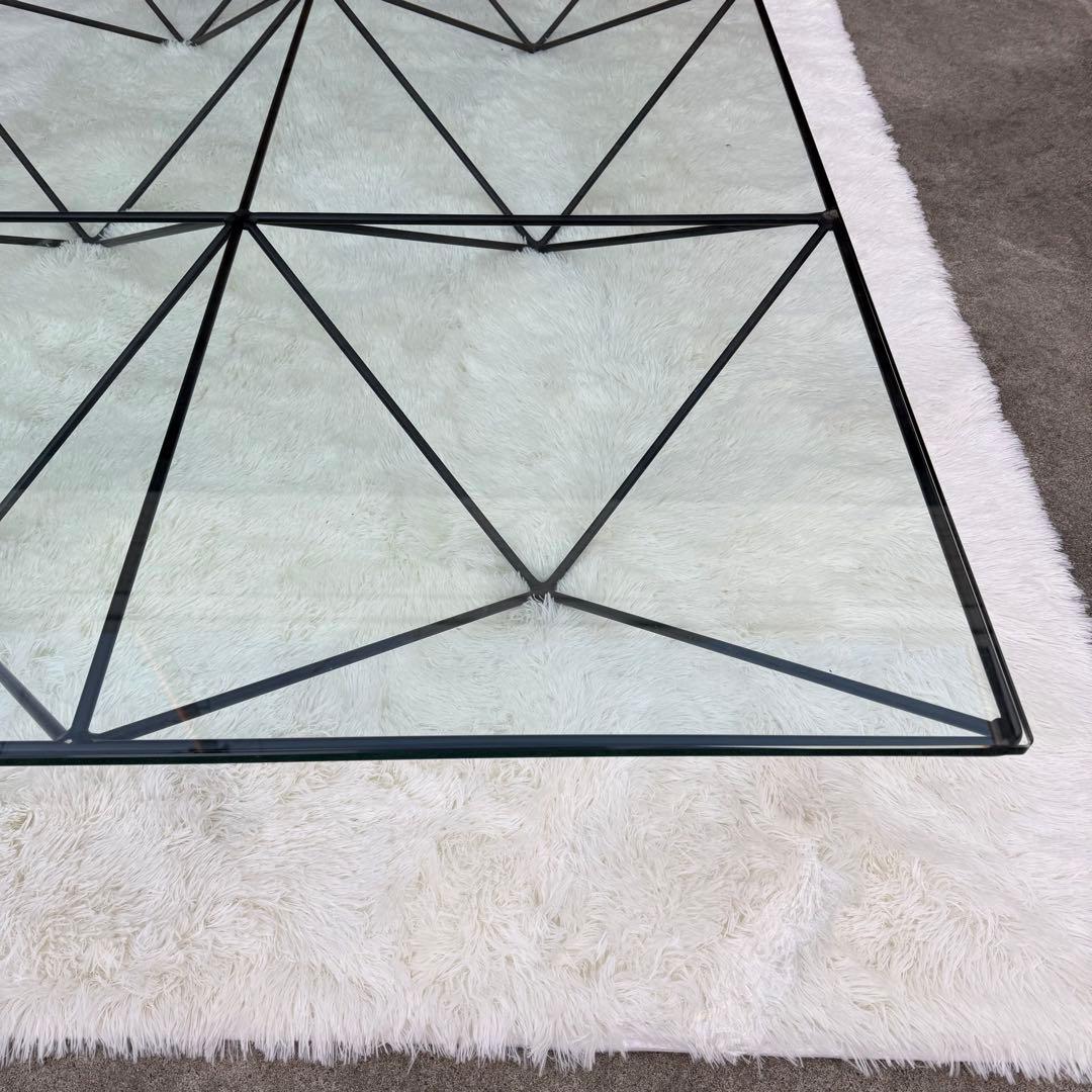 美品 B&B italia ALANDA ガラステーブル 購入価格67万