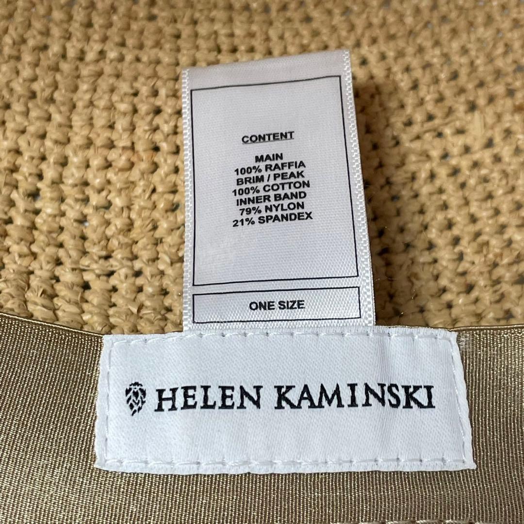 ★ ヘレンカミンスキー HELEN KAMINSKI ラフィアハット麦わら帽子