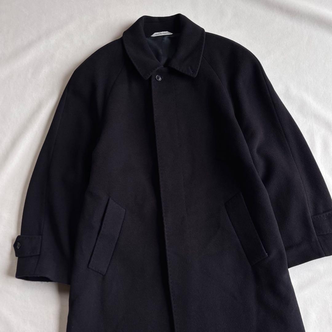 80s VALENTINO wool×cashmere 2way coat