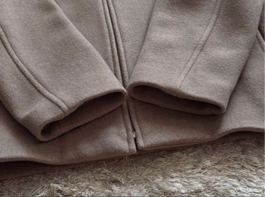 最終SALE【Noble】 MTR カラーレスジップショートコート 38