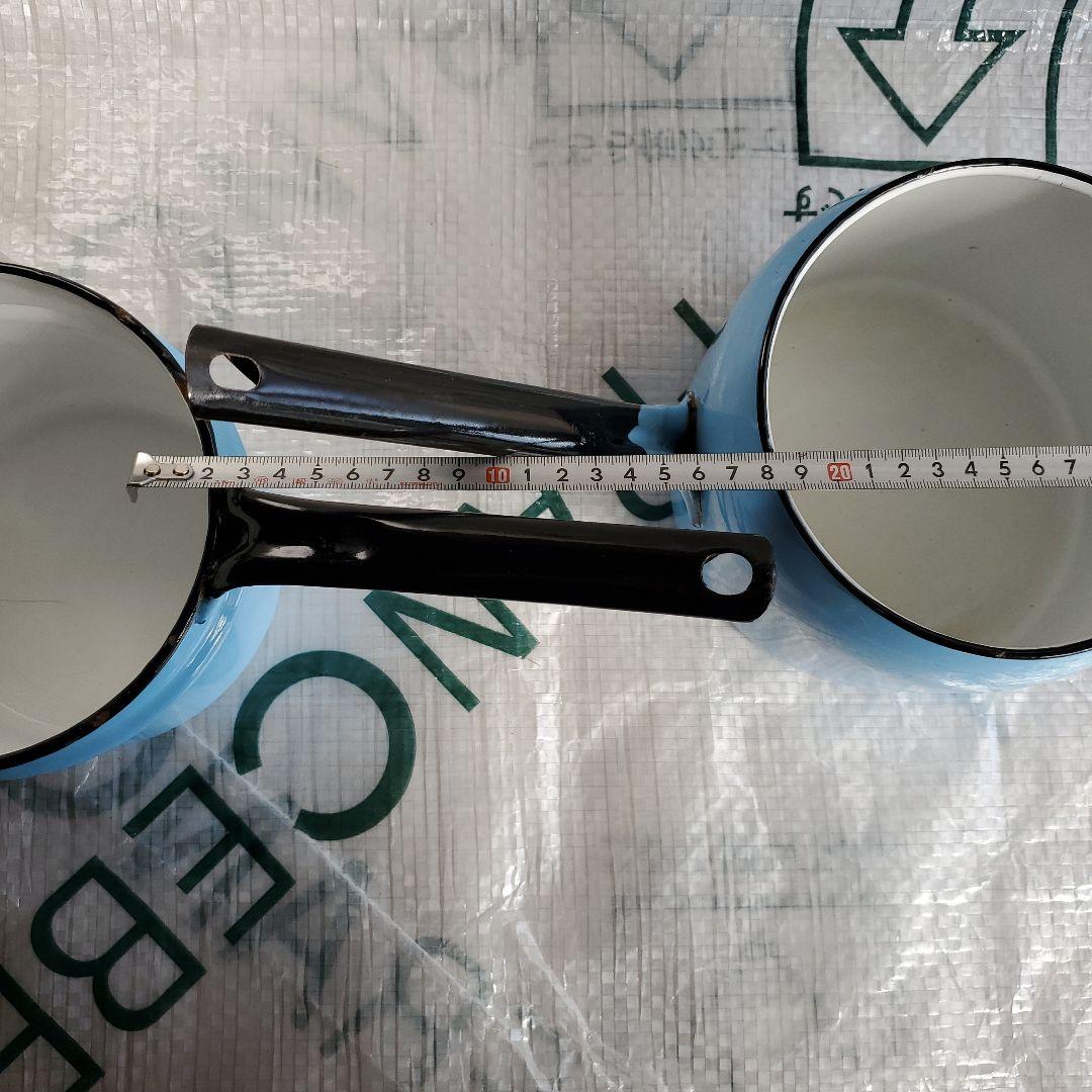 チェコスロバキア　ホーロー　ダブルボイラー