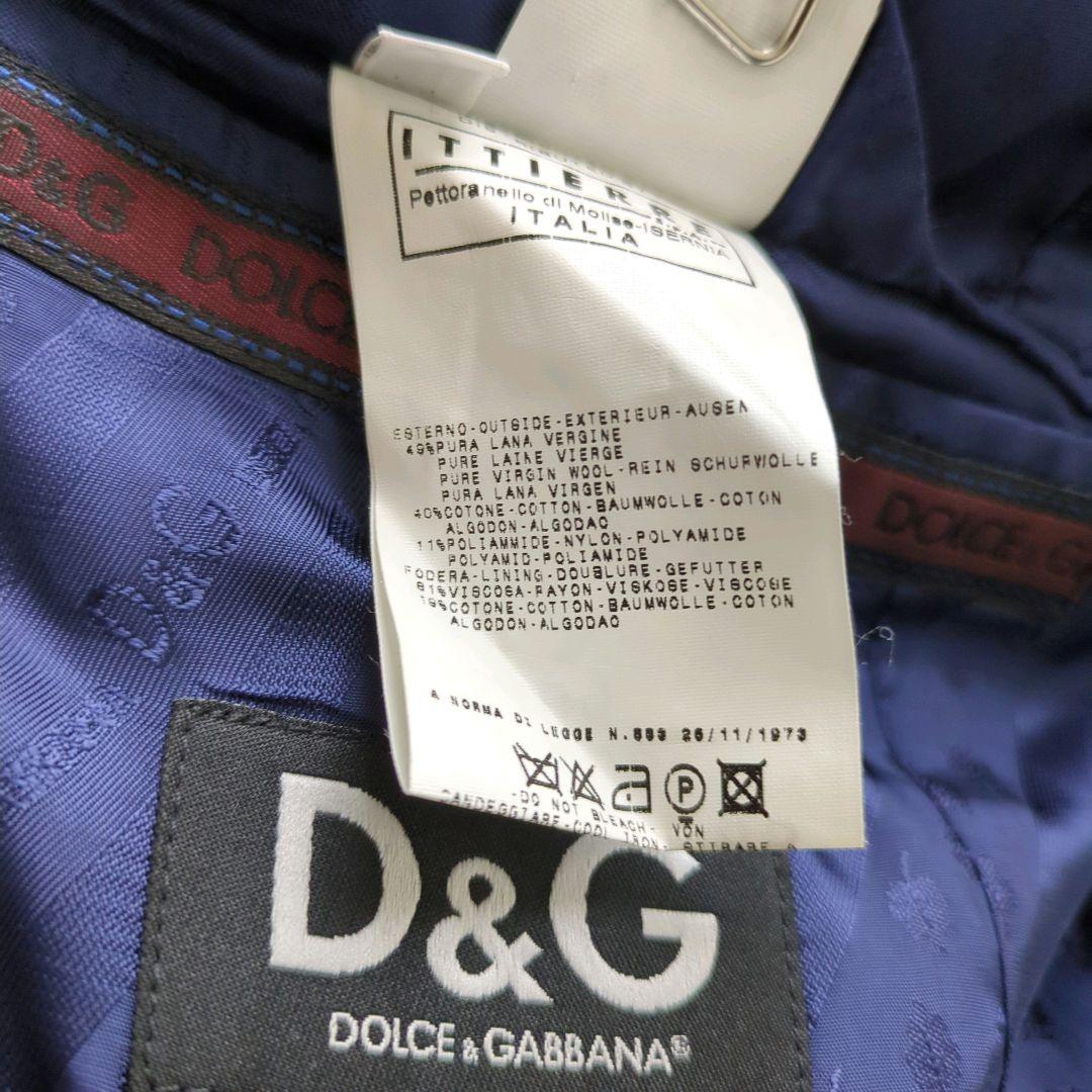 【鑑定済】Dolce&Gabbana　スーツセットアップ　ブラック　総裏　格子柄