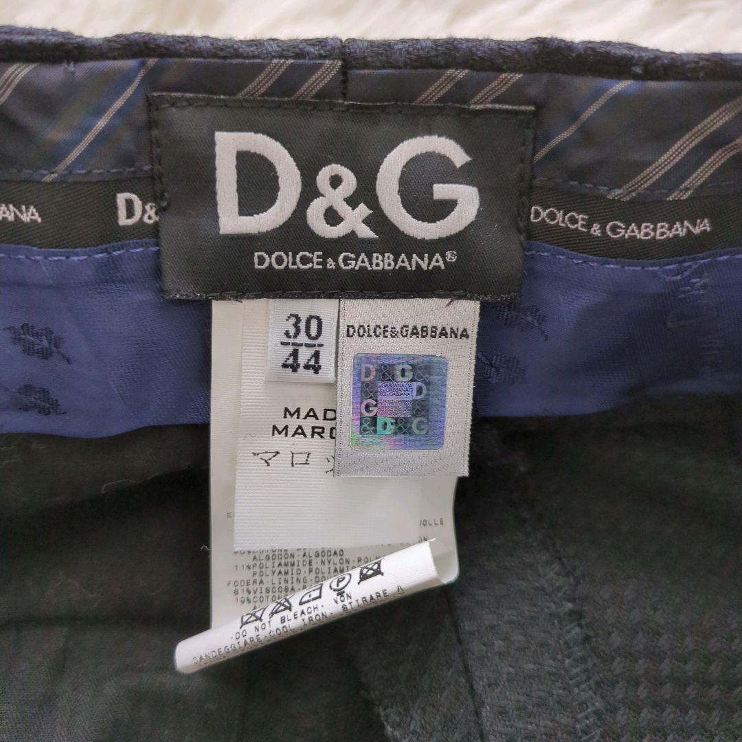 【鑑定済】Dolce&Gabbana　スーツセットアップ　ブラック　総裏　格子柄