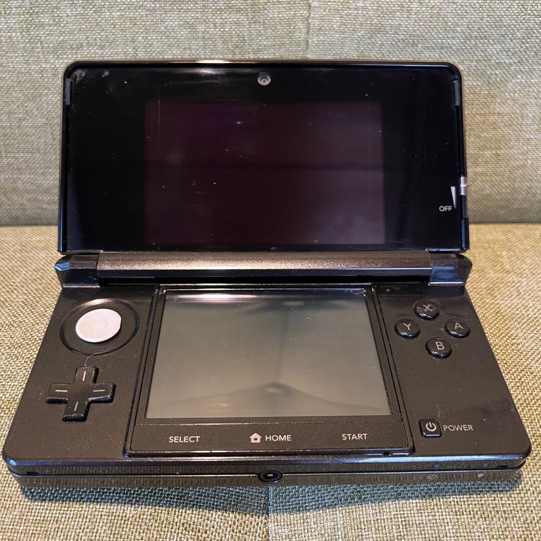 ニンテンドー3DS ブラック 充電器セット 動作確認済み