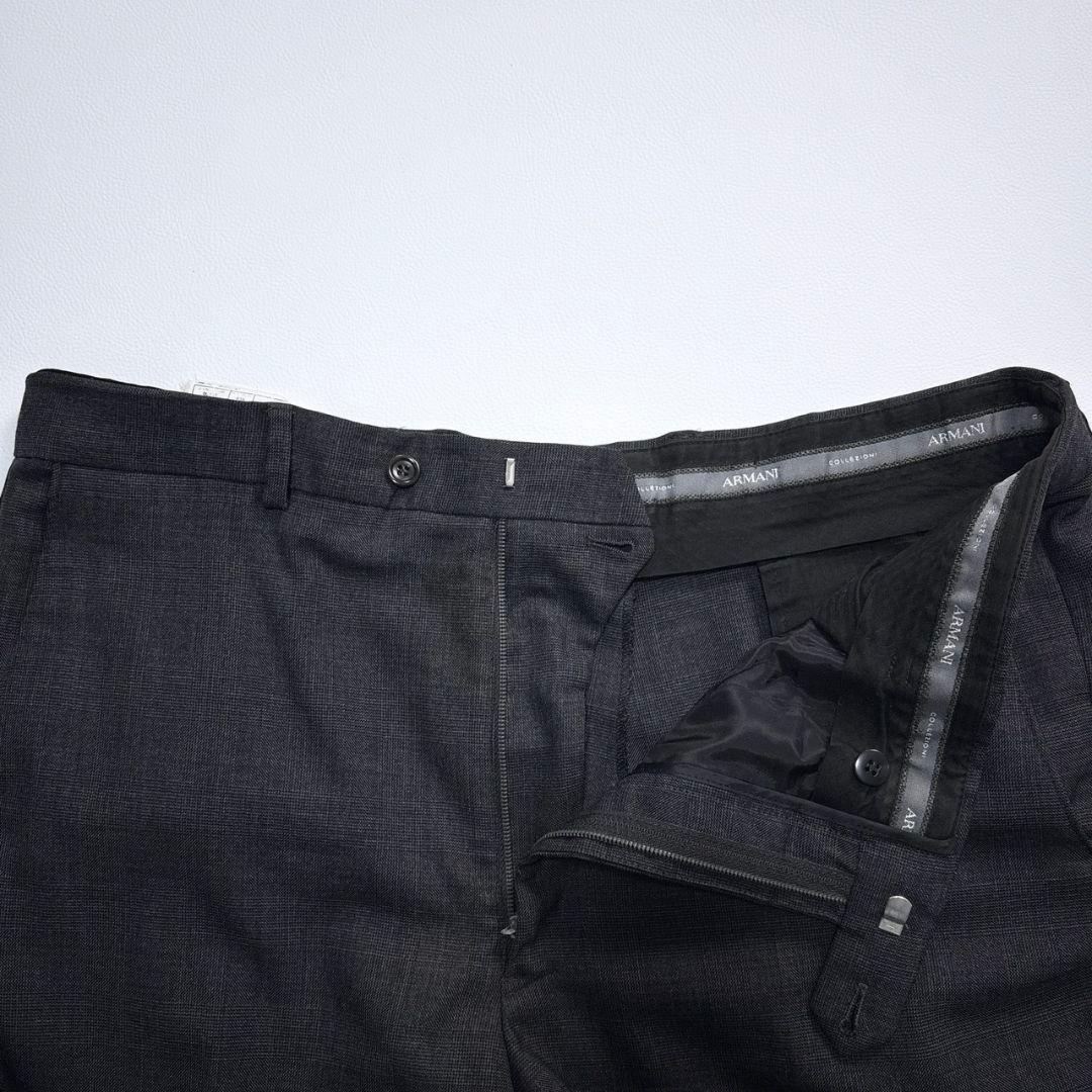 アルマーニコレツォーニ[3XL チェック柄]スーツ セットアップ グレー