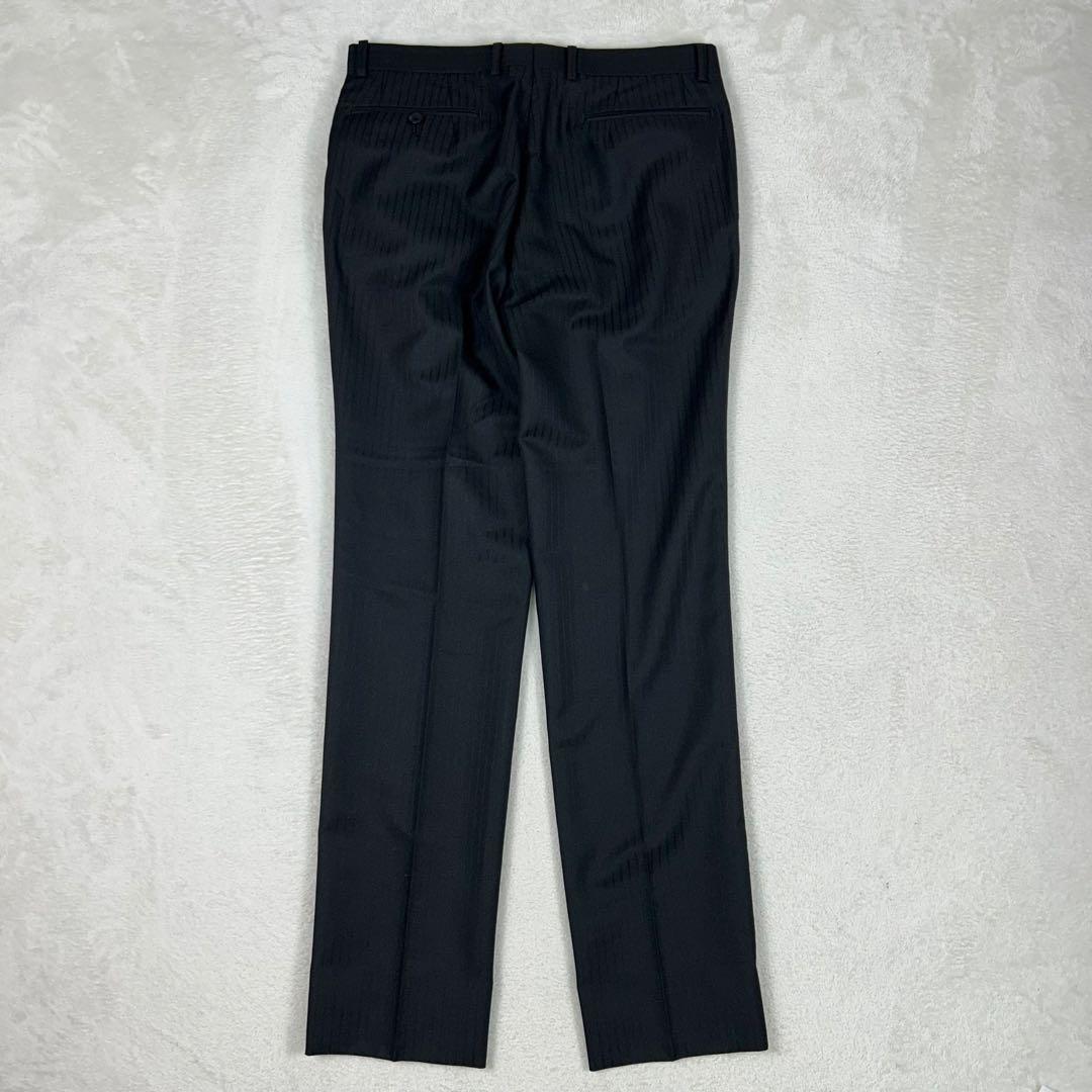 美品☆ティノラス ビジネススーツスリーピースセットアップ ダブルブレストベスト