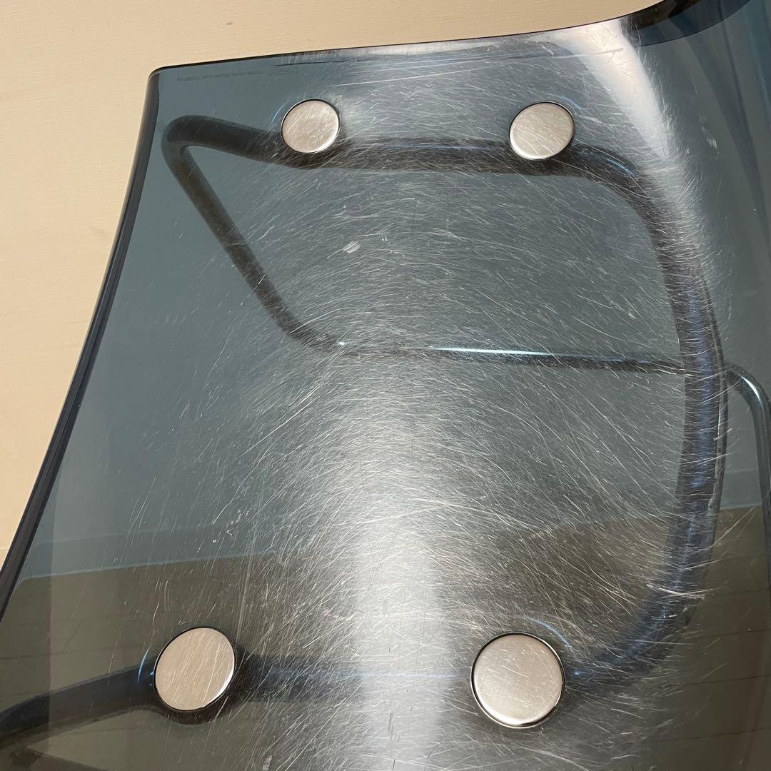 IKEA トービアス TOBIAS ダイニングチェア 2脚セット　クリア　ブルー