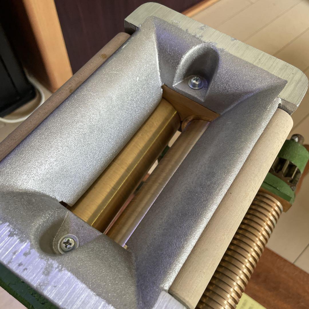 美品！小野式　両刃タイプ　製麺機　激レア自家製麺派は重宝確実 1mm 2mm