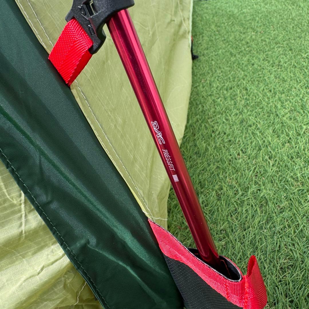 廃盤品　テンマクデザイン グランドハット2 DACポール　グリーン