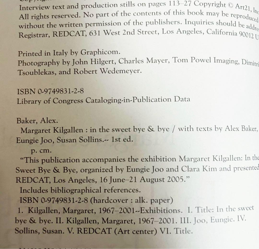 MargaretKilgalle /In theSweetBye&Bye 初版