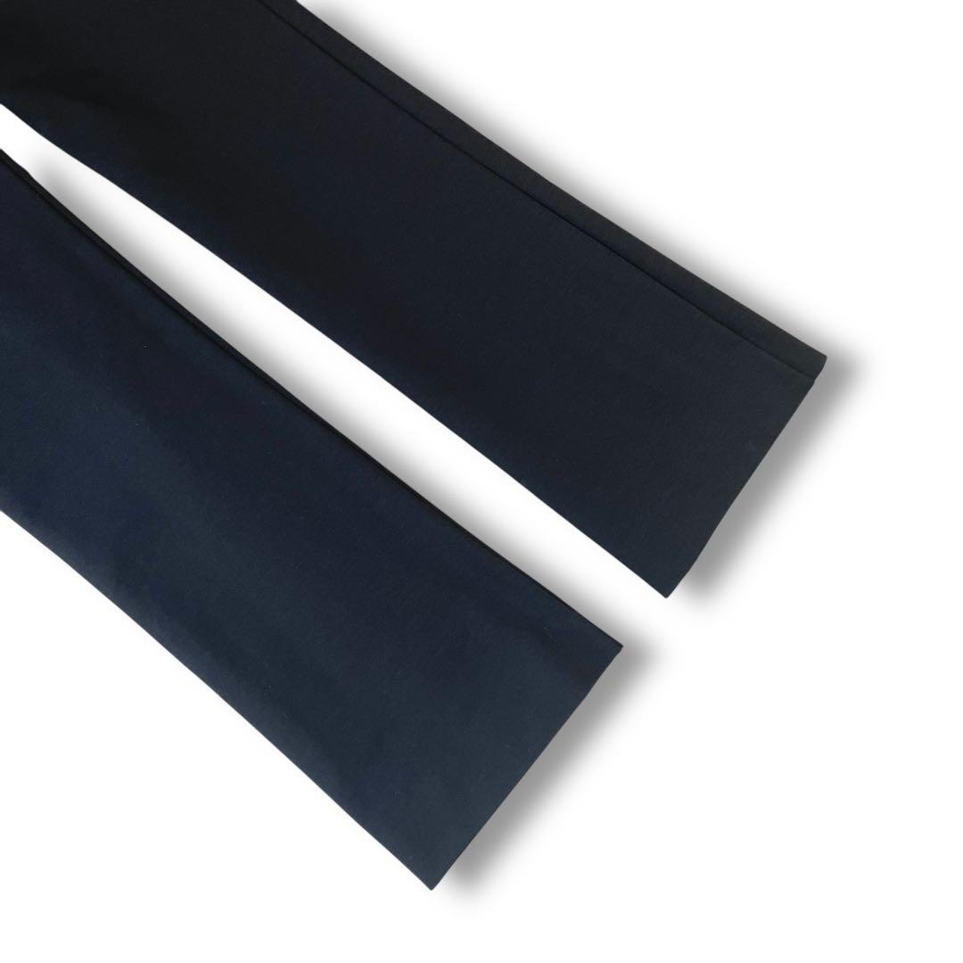 未使用級✨LE PHIL ハイストレッチフロントスリットパンツ ブラック0 現行