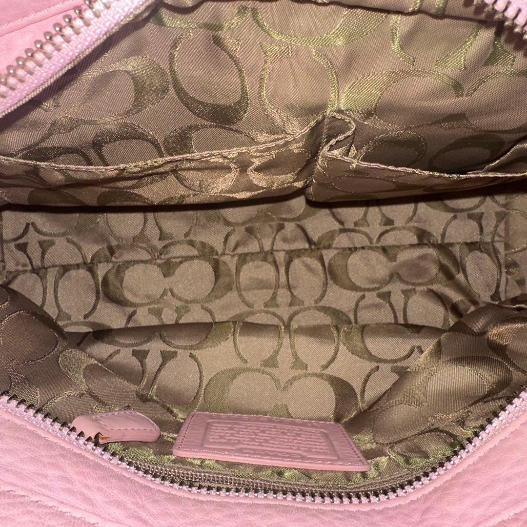 バッグ vintage coach old pink mini boston y2k