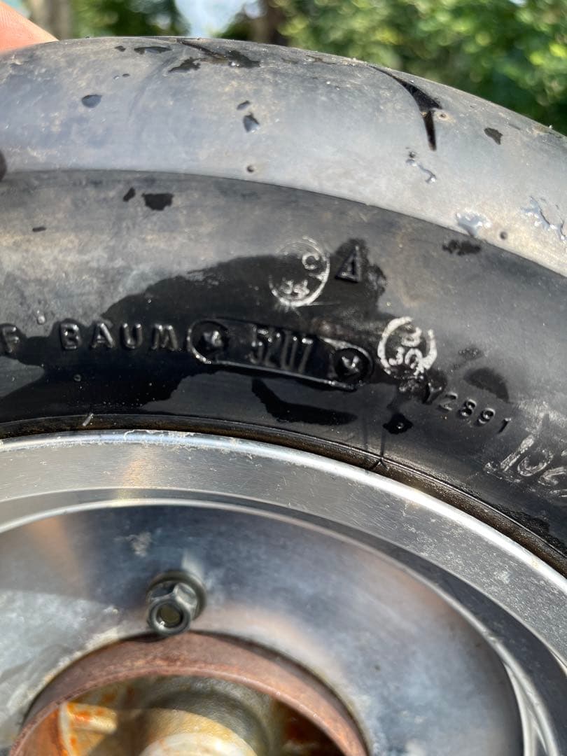 希少！レア！BMF ビームーンファクトリー　リアアルミホイール　ヤマハ系？jog