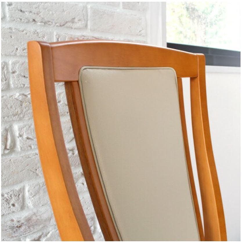 CRS　回転式ダイニングチェア　8脚　ナチュラル