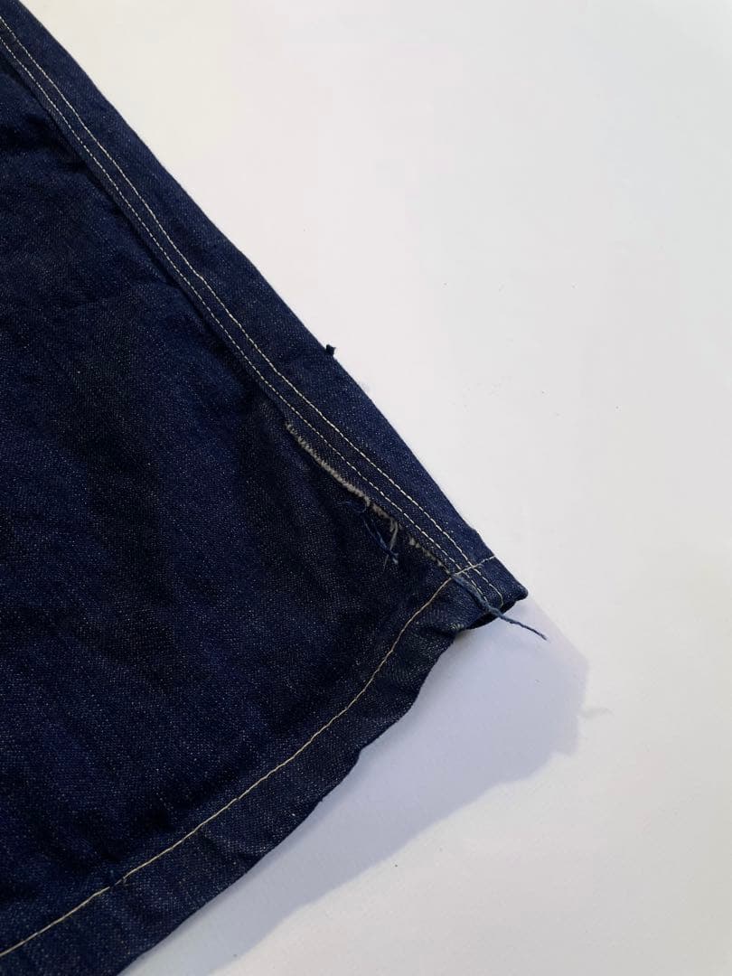 40s WWⅡ デニム カバーオール 大戦 ビッグサイズ ワンウォッシュ