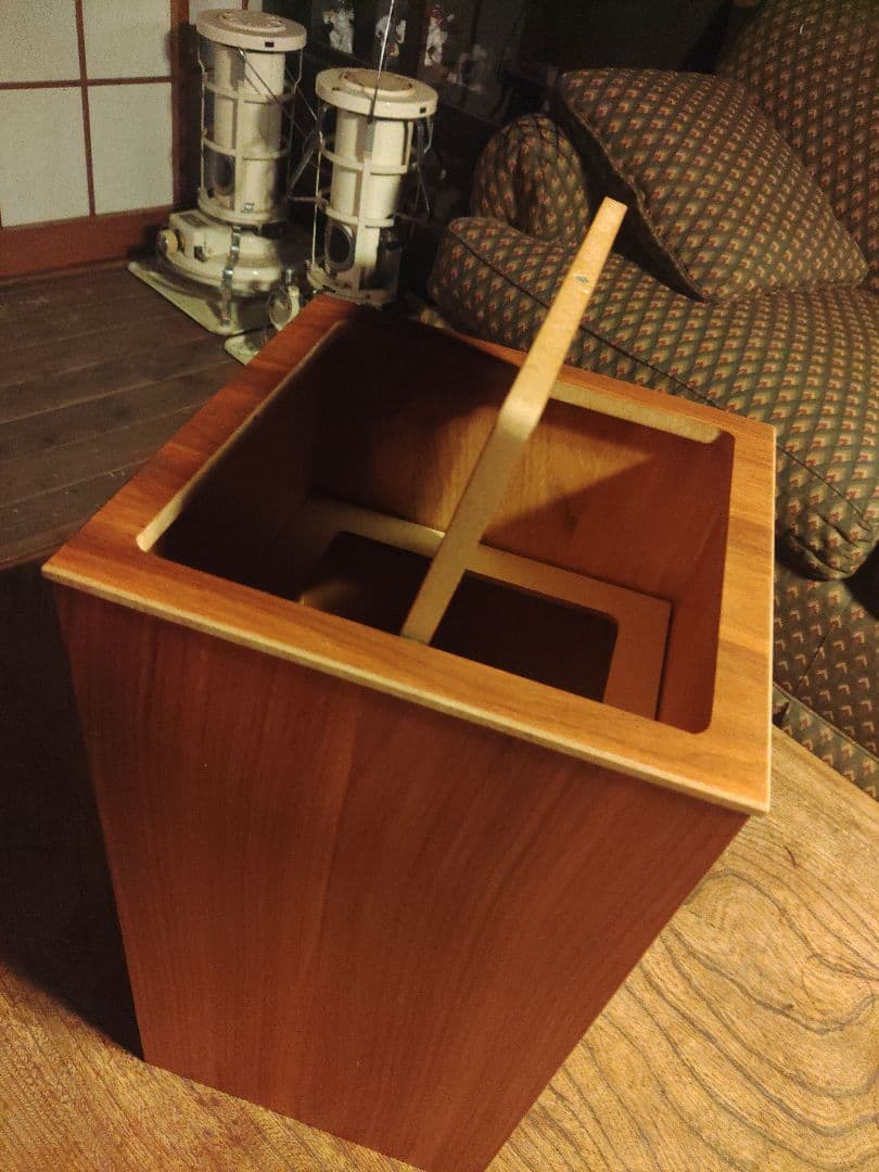 K. Omura　　ダストボックス　ごみ箱　ミッドセンチュリー　ポストモダン