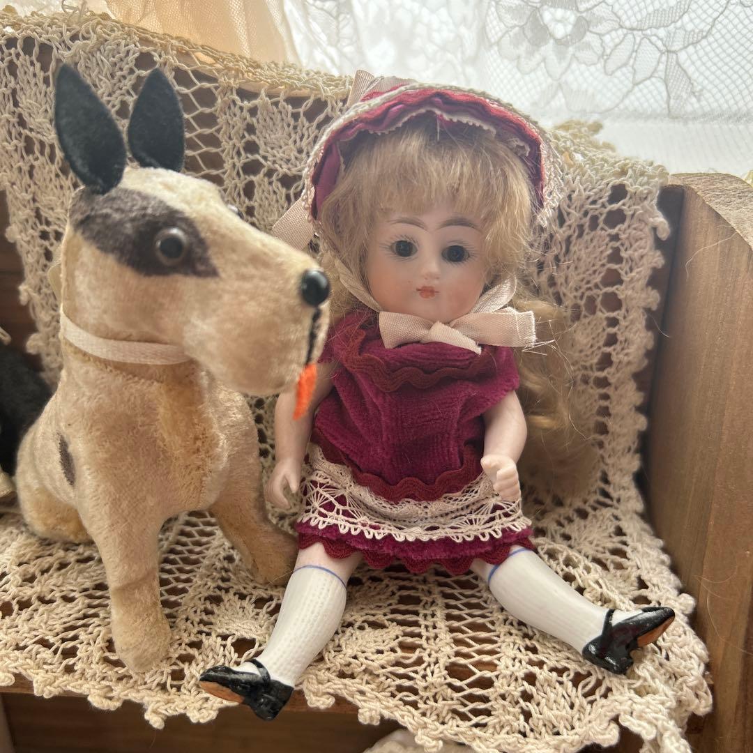 アンティークオールビスク 14センチ