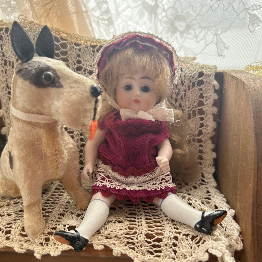 アンティークオールビスク 14センチ