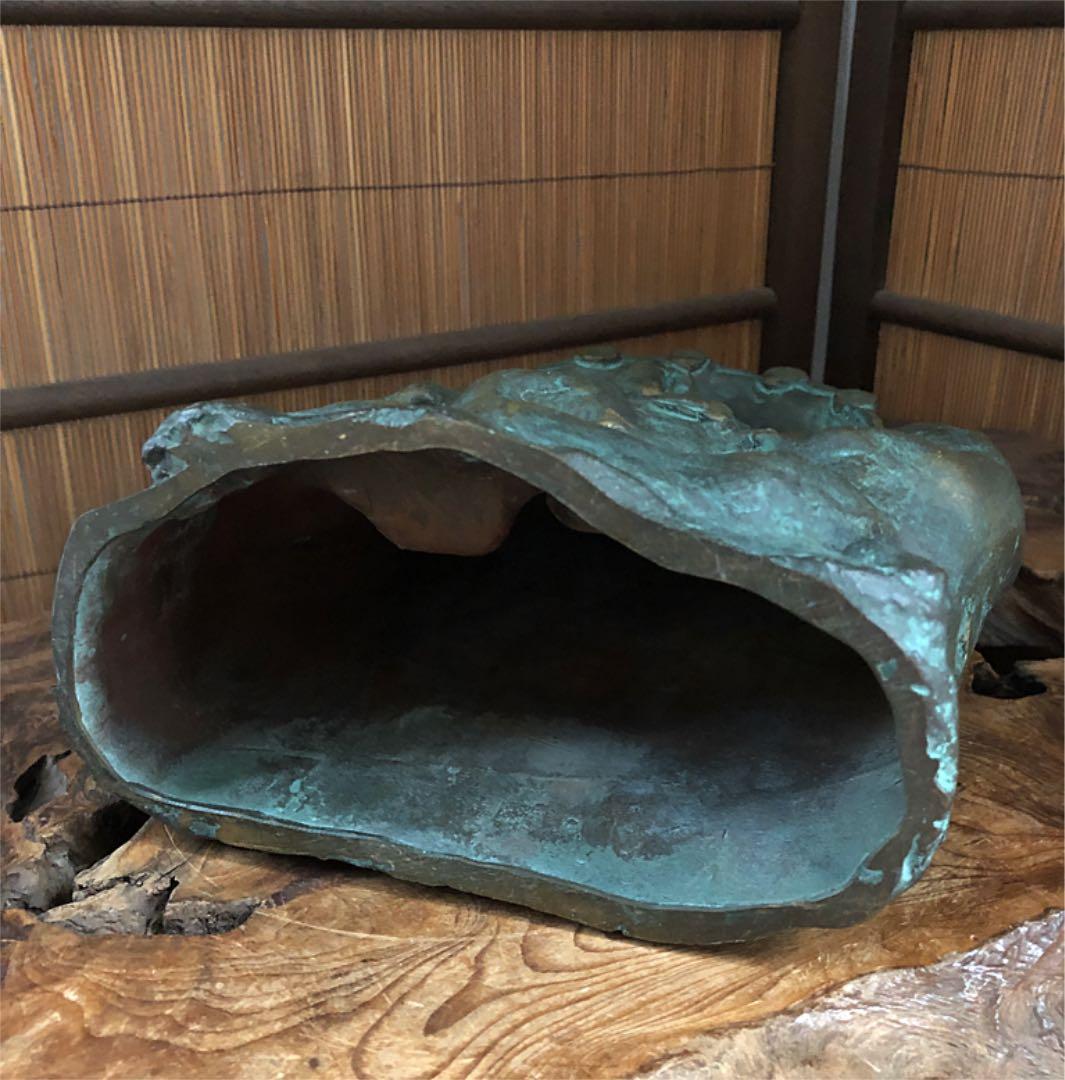 希少 時代 雷神像 仏像 銅製 ブロンズ 北村西望 文化勲章受賞 日本芸術会員