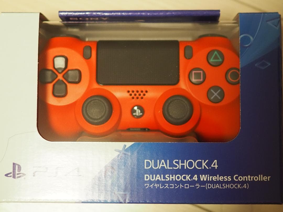 DUALSHOCK 4 純正品新品 PS4 コントローラー マグマレッド