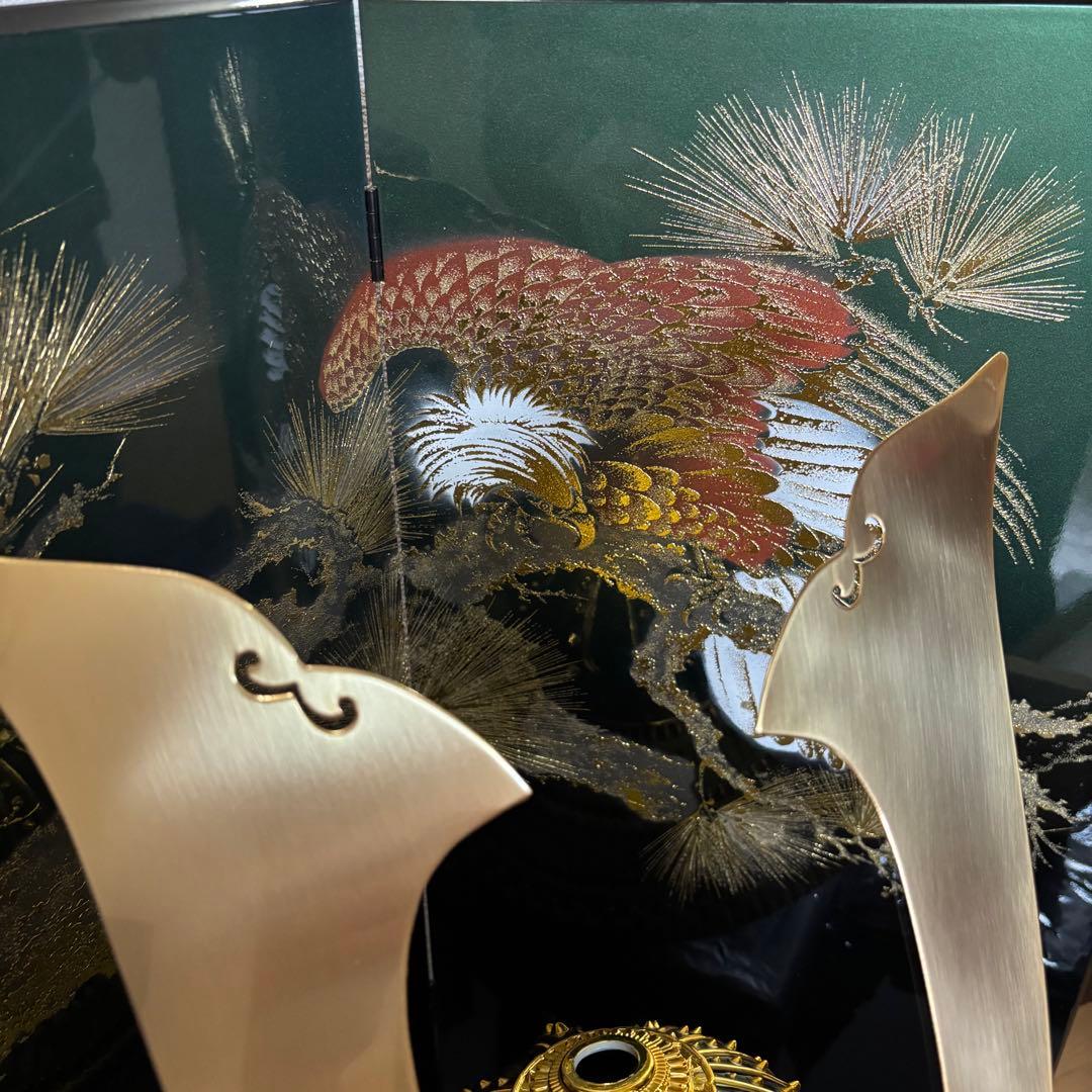 11⭐︎豪華な五月人形 武士の兜セット 豊臣秀吉 会津塗 兜飾り 貴翔作