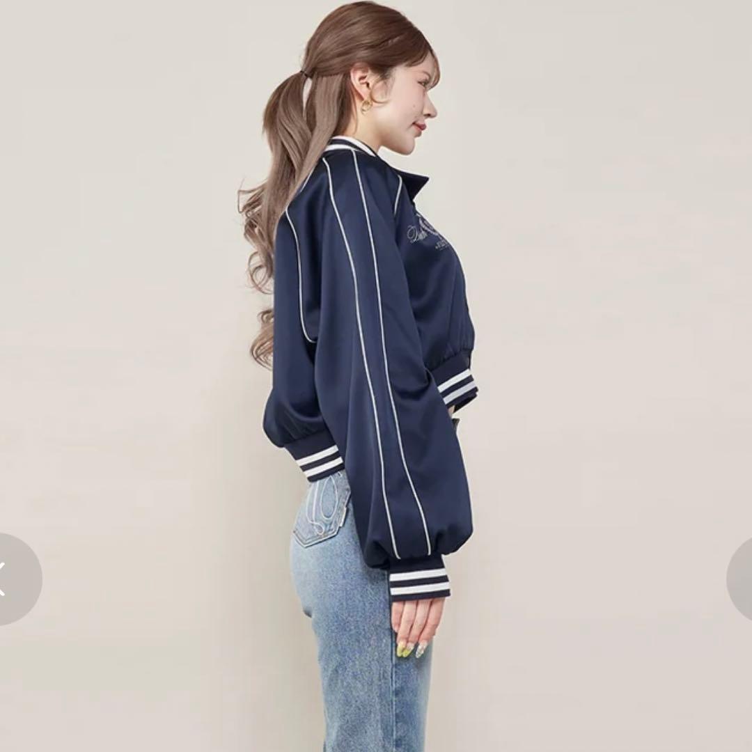 n*a様 【タグ付き】ダーリッチ Darich Clubスカジャン ネイビー