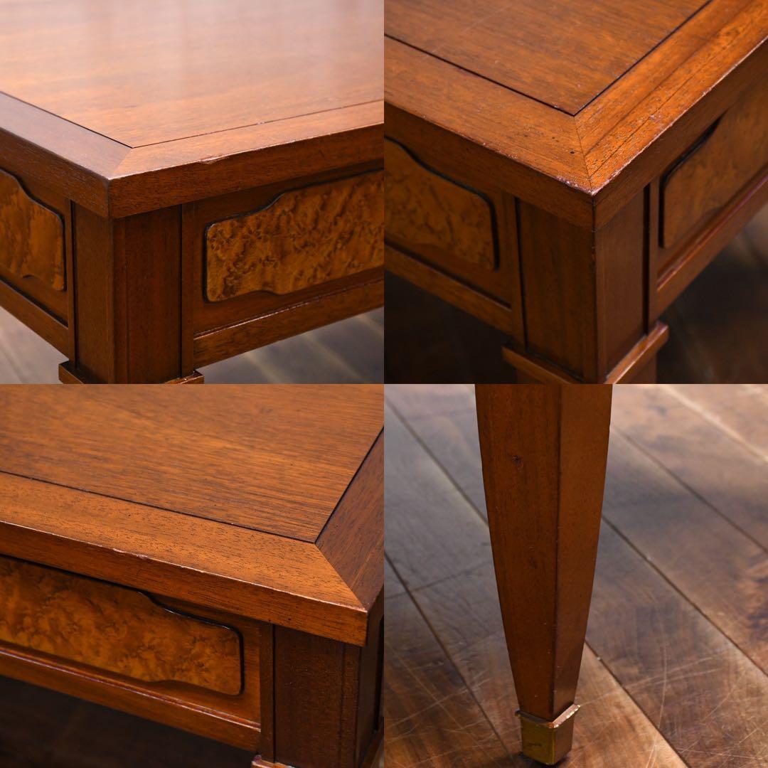 EIK56 ドレクセルヘリテイジ トライユン カクテルテーブル マホガニー材