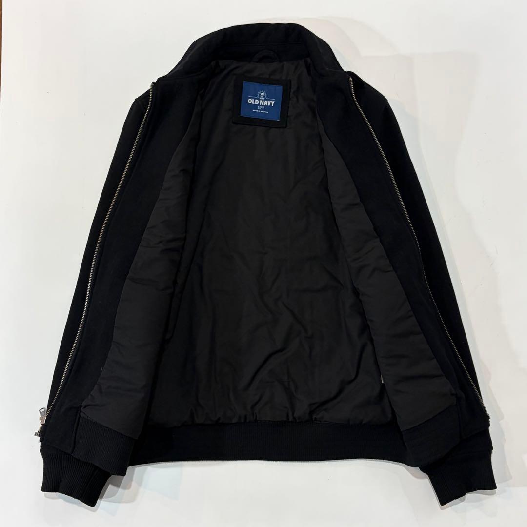 くりまん  00s OLD NAVY A-2型 ウールジャケット 黒 S
