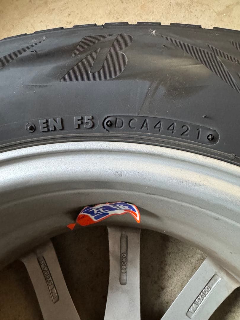 17インチスタッドレスタイヤ　ホイール４本セット　ウェッズ