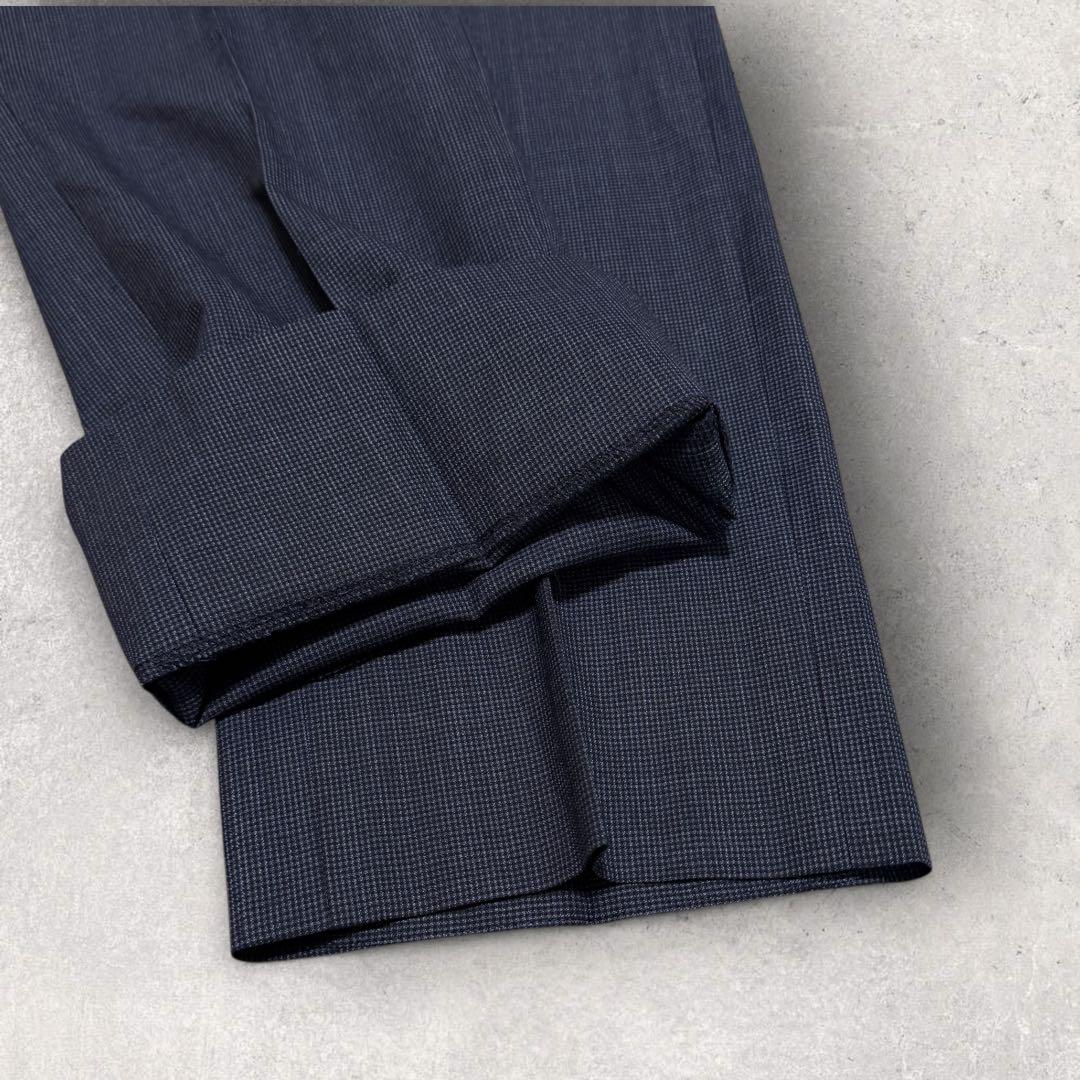 ユニバーサルランゲージ　セットアップ　３ピース　段返し　千鳥柄　XL相当