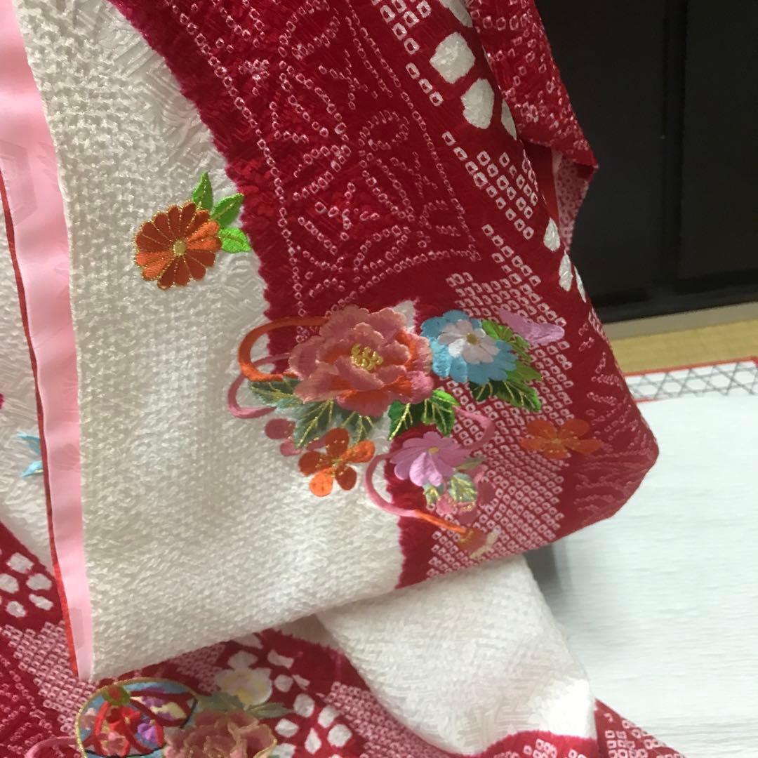 女児総絞り掛け着