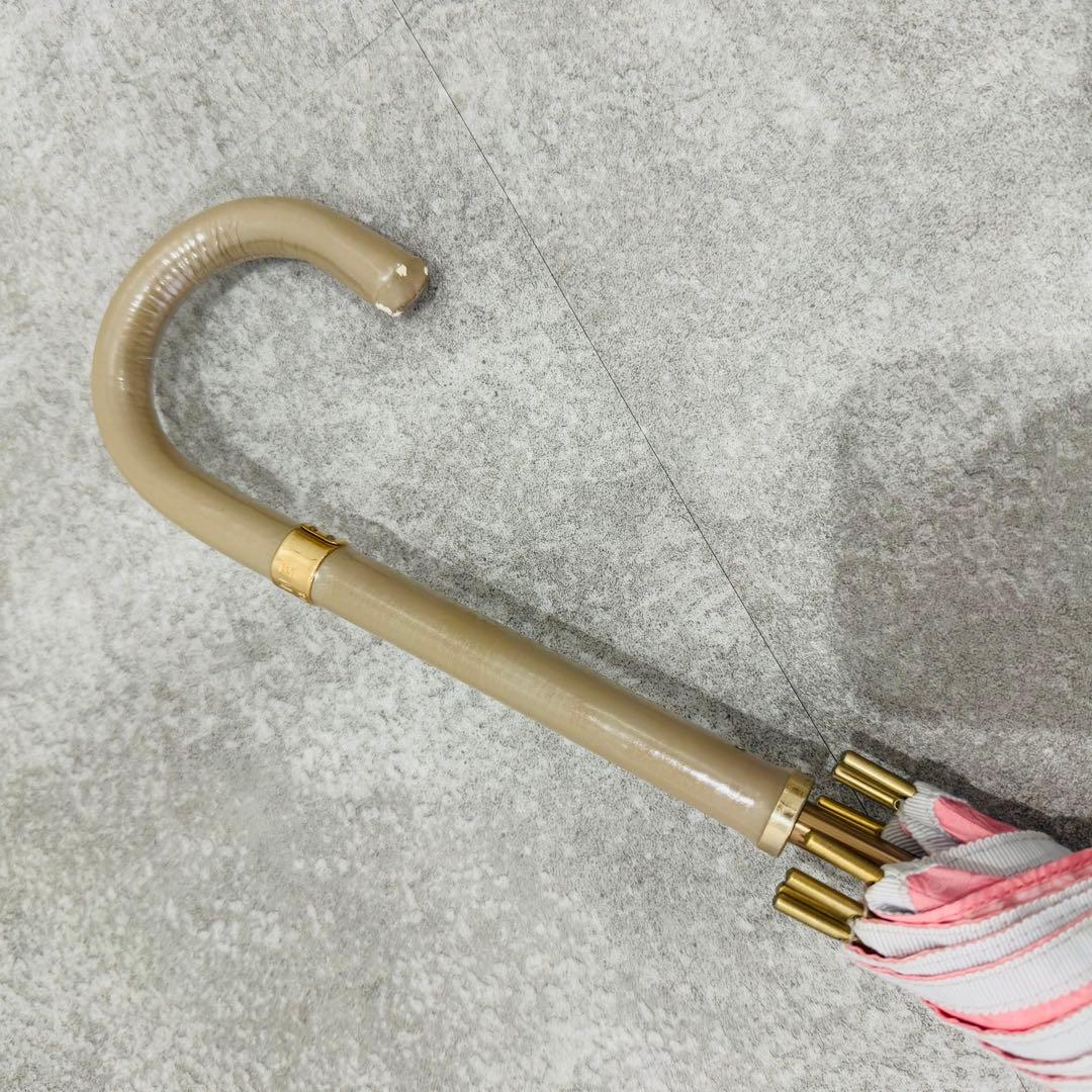 【未使用】 CELINE セリーヌ 長傘 ピンク タグ付き 全長約90cm