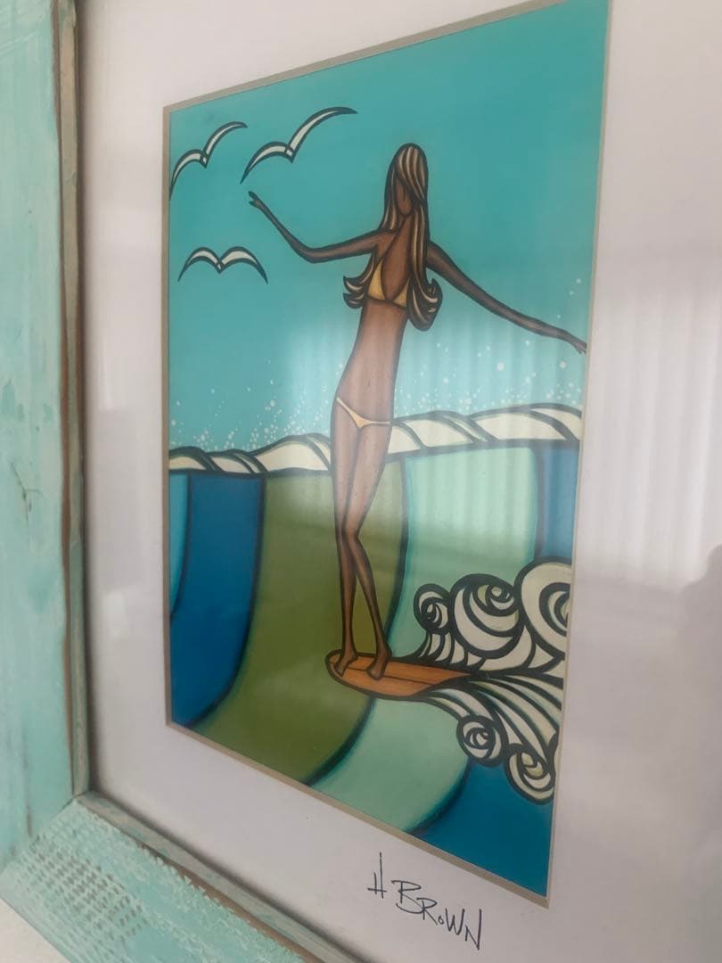 nobo　正規品　ヘザーブラウン ハワイアート