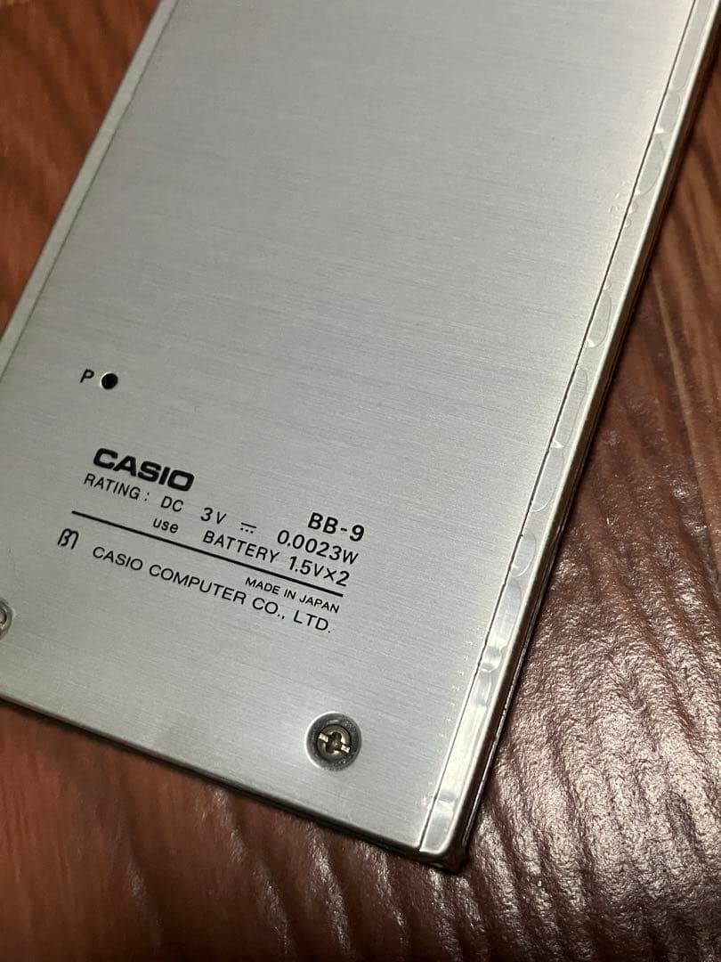 CASIO カシオ ゲーム 電卓 BB-9 ベースボールゲーム 計算機 レトロ
