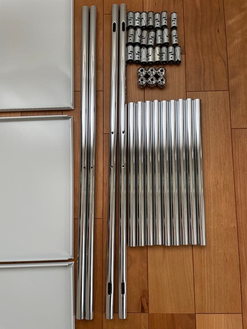 USMハラー　キャビネット　スチールラック　棚　台　純正　正規品　ライトグレー