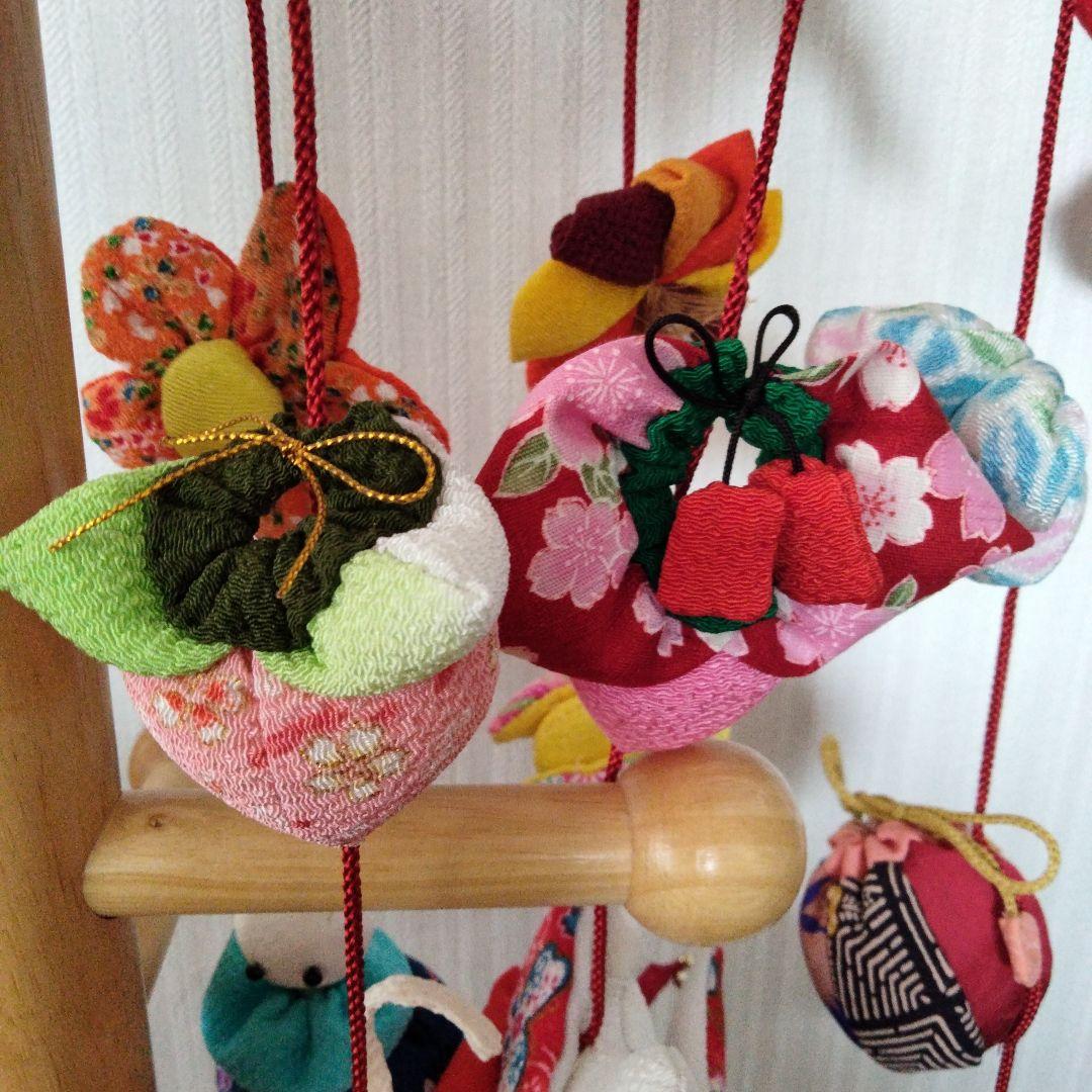 吊るし飾り　吊るし雛　ちりめん細工　雛祭り